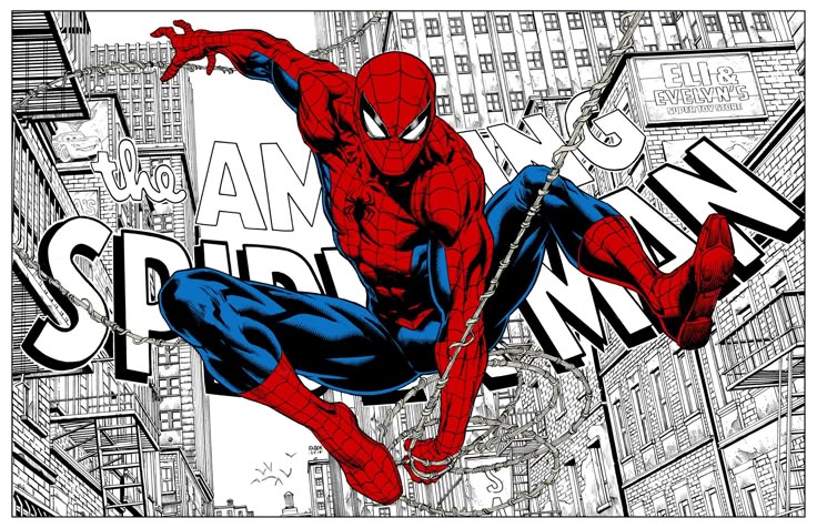 Spider Man Painting